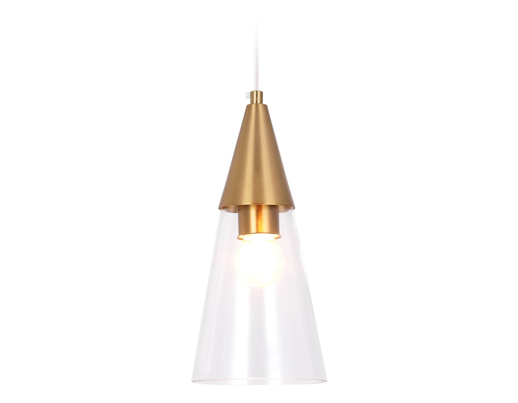 Ambrella Подвесной светильник TR3666 BS/CL латунь/прозрачный E14 max 40W D120*1000