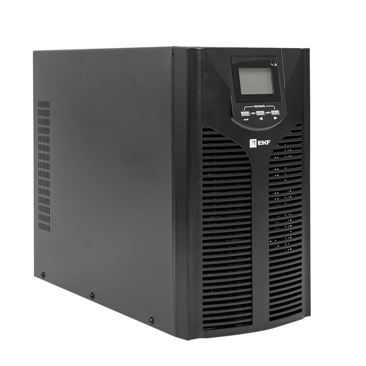 EKF Источник Бесперебойного Питания двойного преобразования E-Power SW900Pro-TB 3000 ВА PROxima напольный,напольный, c АКБ 8 х 12В_7 Ач