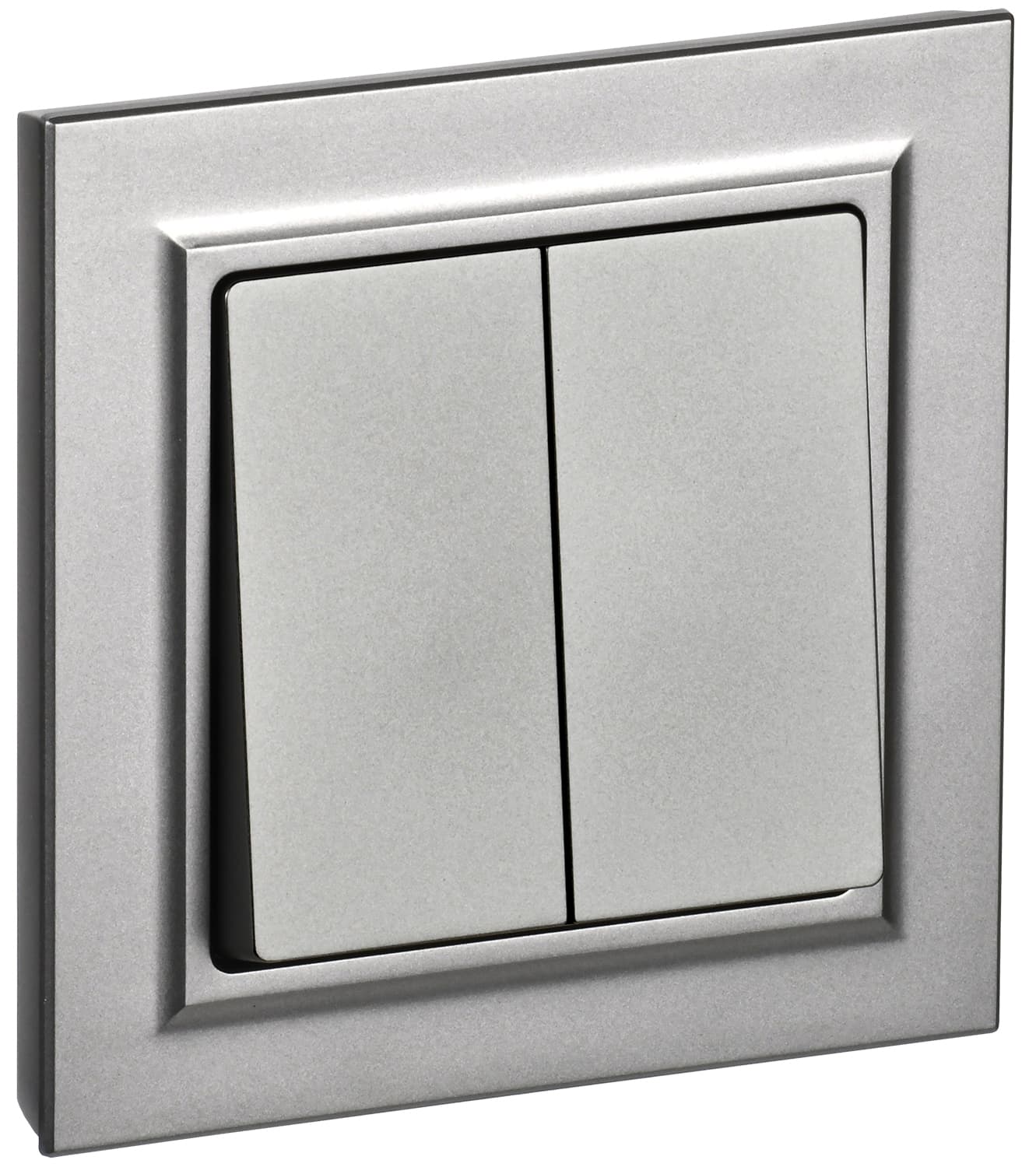 IEK BRITE Сталь Выключ. 2-кл. 10А в сборе ВСР10-2-0-БрС