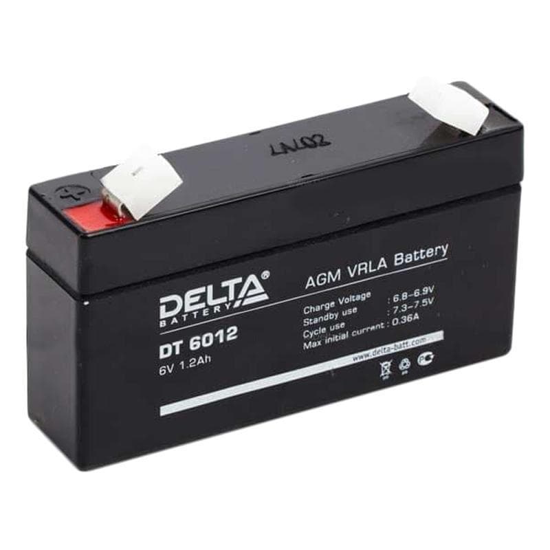 Delta Аккумуляторная батарея DT 6012 (6V/1.2Ah)