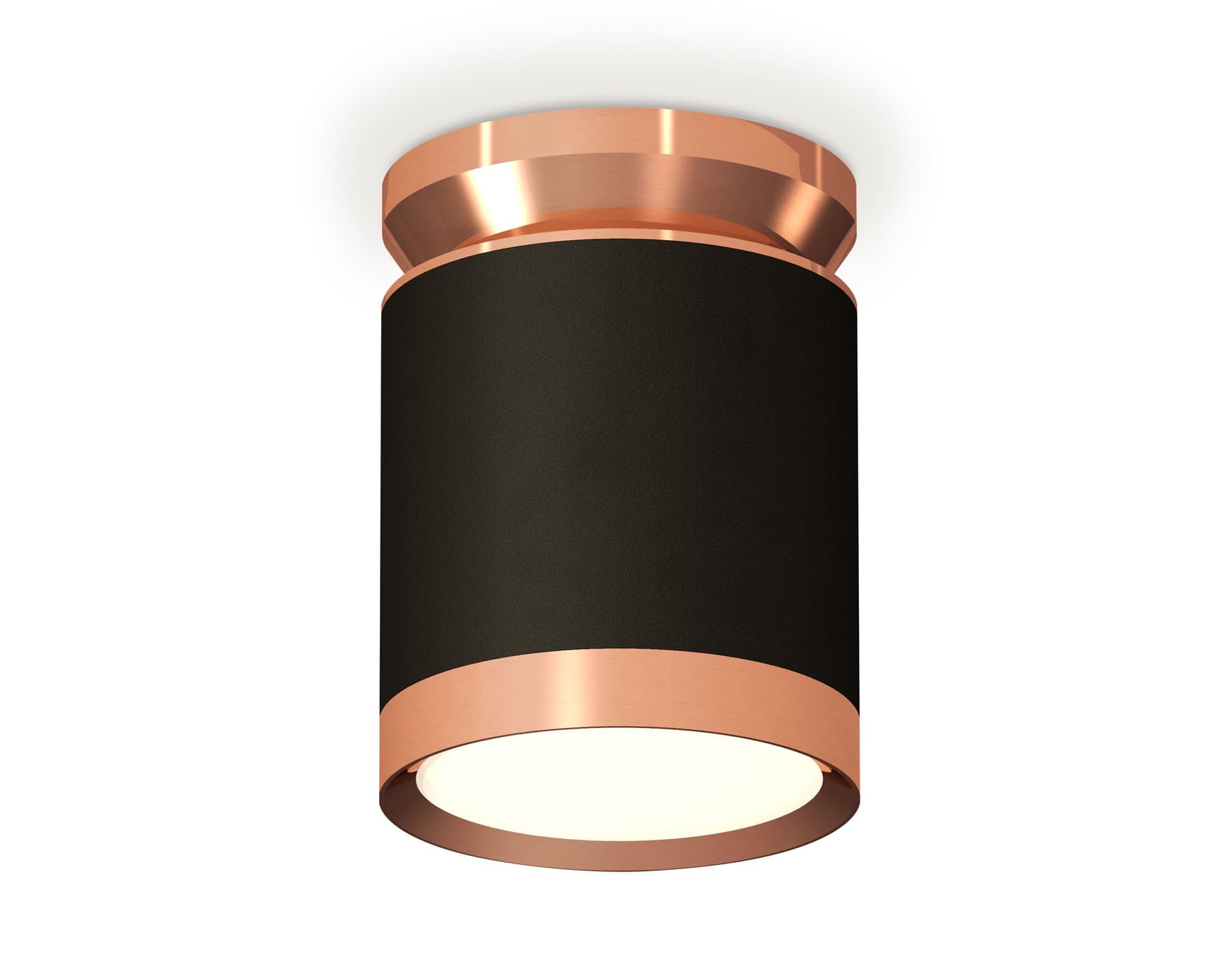 Ambrella Комплект накладного светильника XS8142035 SBK/PPG черный песок/золото розовое полированное GX53 (N8912, C8142, N8126)