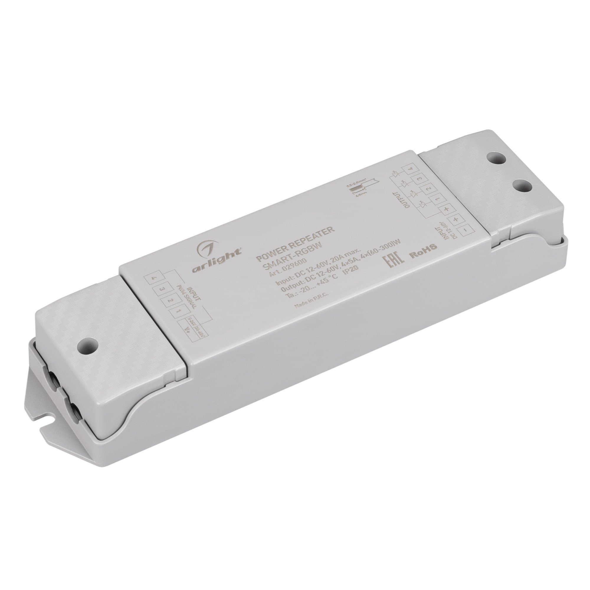 Arlight Усилитель SMART-RGBW (12-60V, 4x5A) (-) 029600
