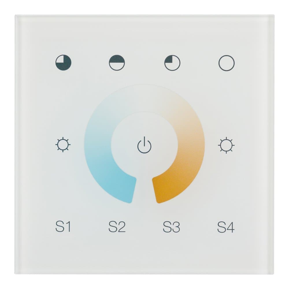 Arlight INTELLIGENT ARLIGHT Сенсорная панель DALI-901-11-1G-4SC-MIX-DT8-IN White (BUS/230V) (INTELLIGENT IP20 Пластик, 3 года) 037196 — миниатюра 2