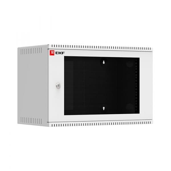 EKF PROxima Astra Шкаф телекоммуникационный настенный 6U (600х350) дверь стекло ITB6G350