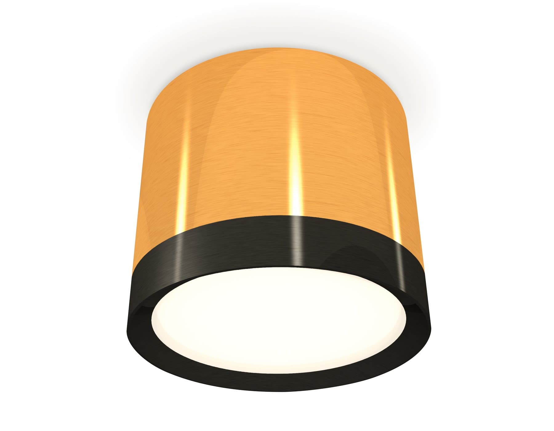 Ambrella Комплект накладного светильника XS8121001 PYG/PBK золото желтое полированное/черный полированный GX53 (C8121, N8113) — миниатюра 1
