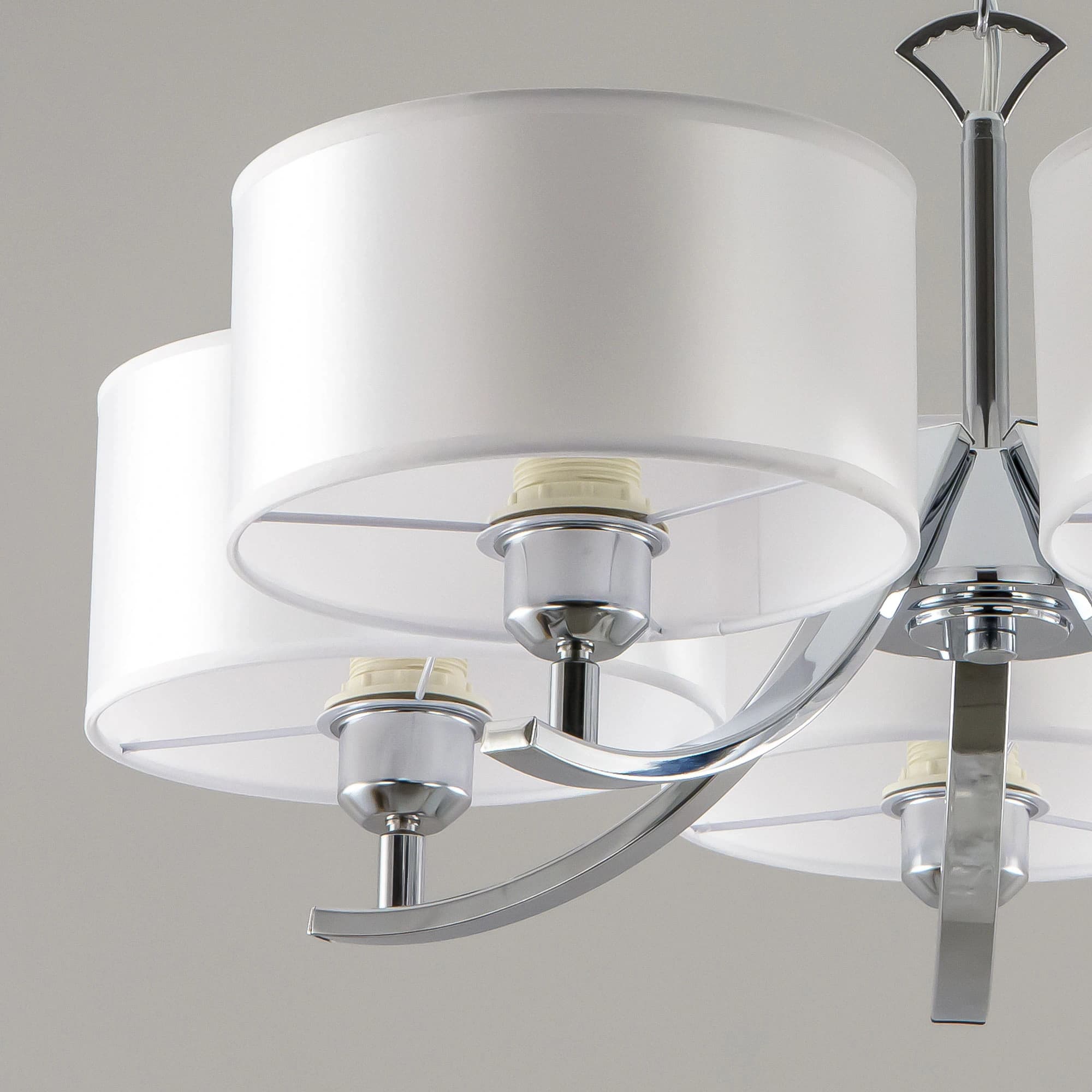Citilux CL466150 Эвита Хром+Белый Люстра — миниатюра 6