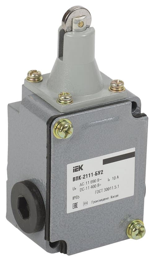 IEK ВПК-2111-БУ2, толкатель с роликом, IP65,