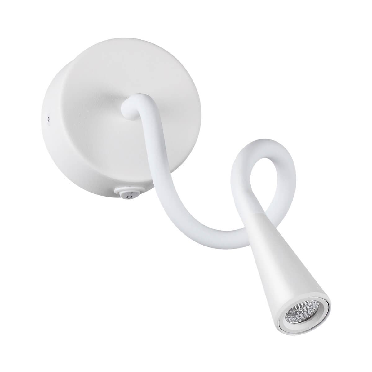 Odeon Light 4255/3WL HIGHTECH ODL21 181 белый/металл Настен.светильник выкл на базе IP20 LED 3W 270Лм 3000K ODDS — миниатюра 2