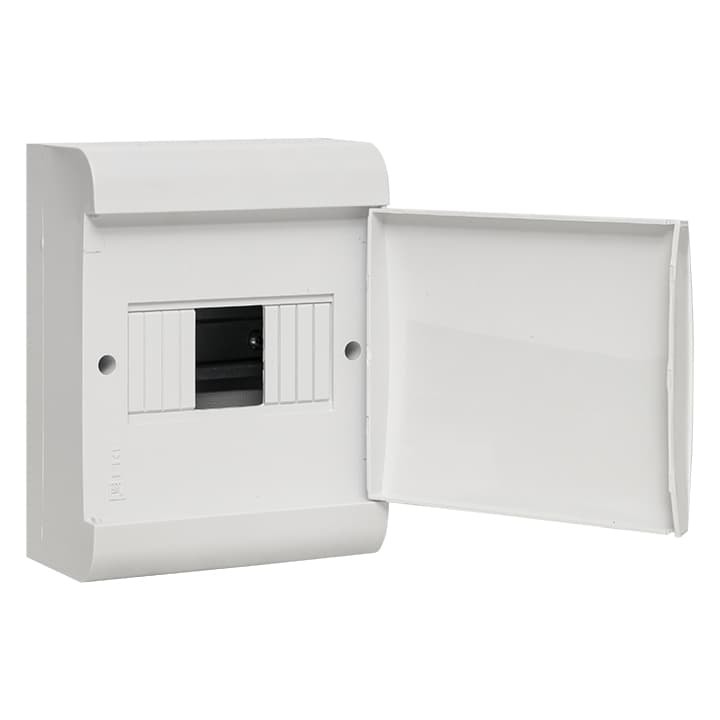 EKF PROxima Щит распределительный ЩРН-П-6 "SlimBox" белая дверца IP41 — миниатюра 3
