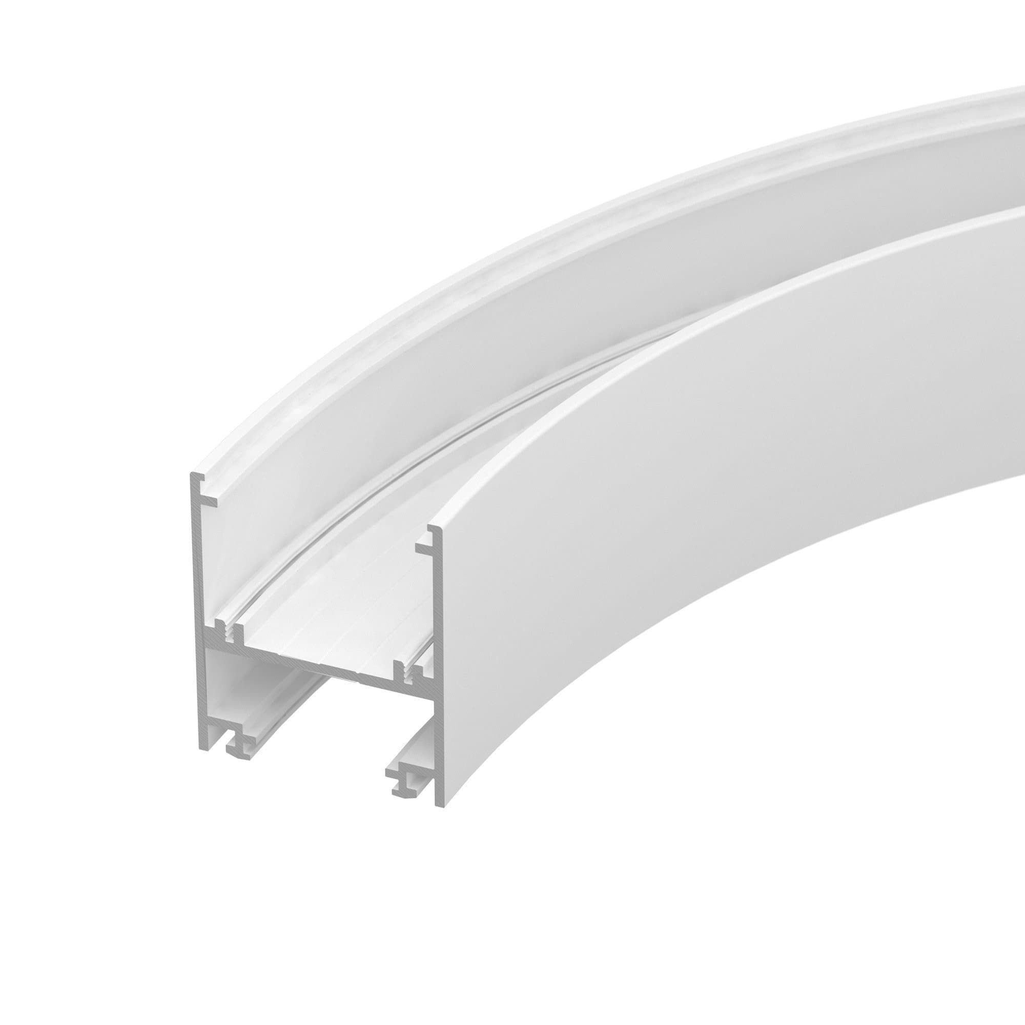 Arlight Профиль SL-ARC-5060-D1500-A90 WHITE (дуга 1 из 4) (Алюминий) 032698 — миниатюра 2