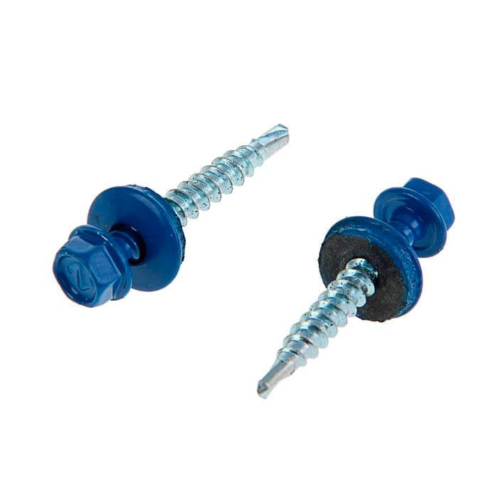 Tech-Krep Саморез КР св. 4,8х35 RAL-5005 (насыщенный синий) (250 шт) - ведро 113535