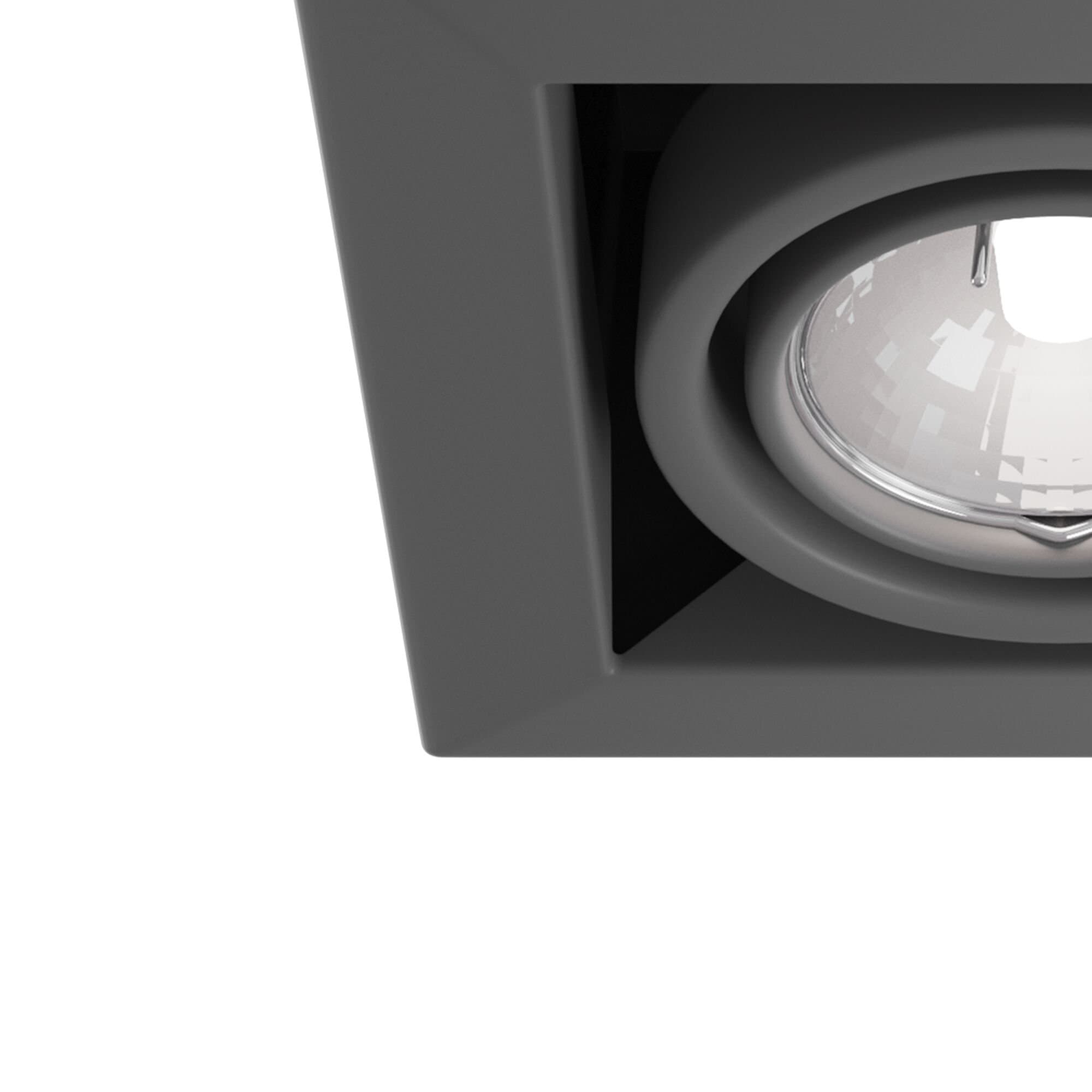 Maytoni DownLight Metal Серый Встроенный светильник 1xGU10 50W DL008-2-01-S — миниатюра 5