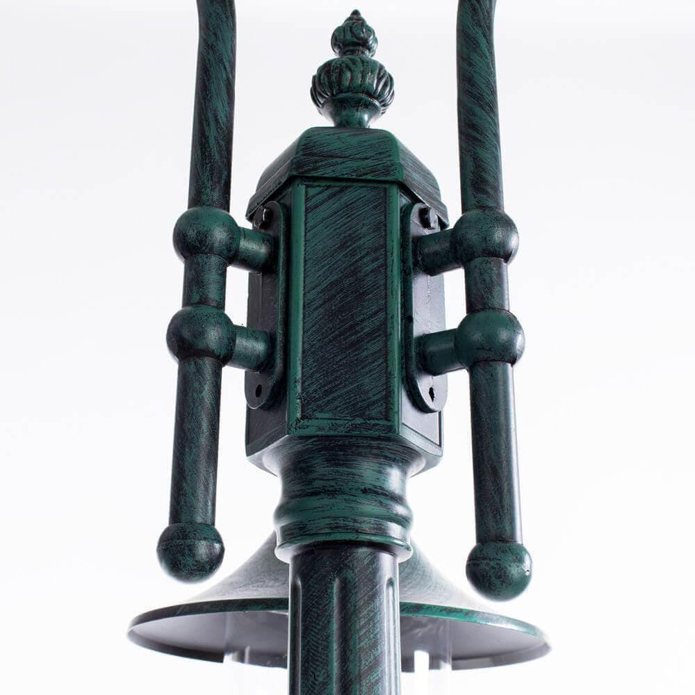 Arte Lamp Malaga Медь/Белый Светильник уличный наземный 3x75W E27 A1086PA-3BG — миниатюра 4