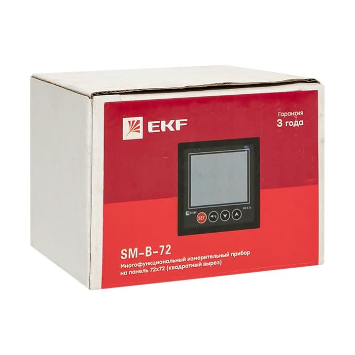EKF Basic Многофункциональный измерительный прибор SMB-72 на панель 72х72 (квадратный вырез) — миниатюра 2