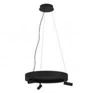 Eglo 390053 Подвесной потолочный светильник (люстра) BRUSCOLI, LED 3Х5W, 1440lm, LED 3Х5,4W, 1920lm, H1500, Ø600, сталь, черный