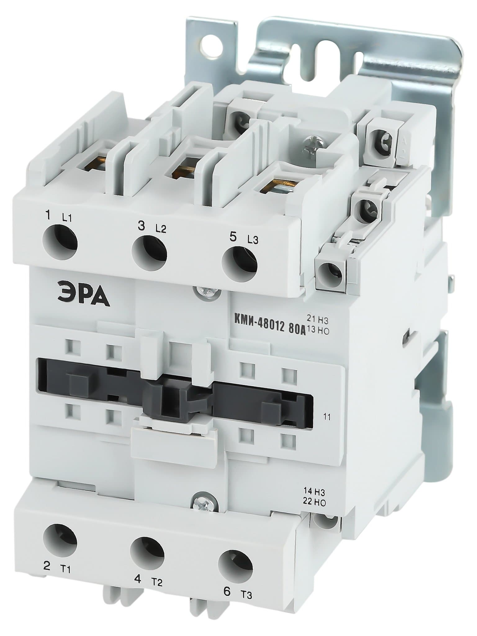 ЭРА Контактор PRO KKM41-080-400-11-E КМИ-48012 80А 400В/АС3 1НО;1НЗ
