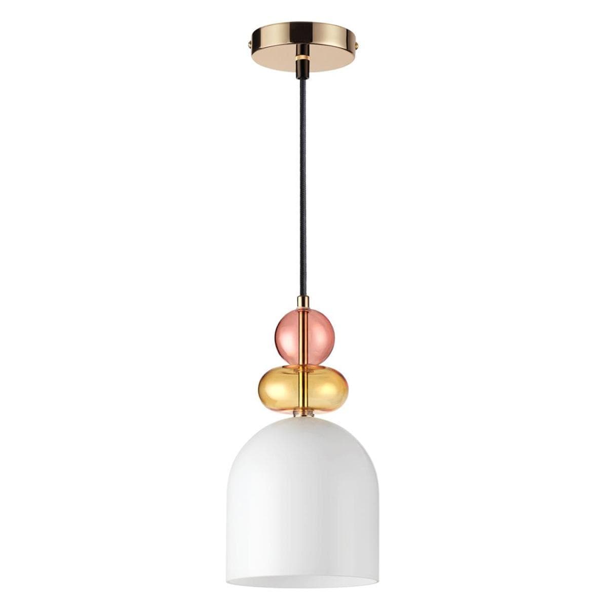 Lumion 4589/1B SUSPENTIONI LN21 золотой Подвес E27 60W 220V GILLIAN — миниатюра 1