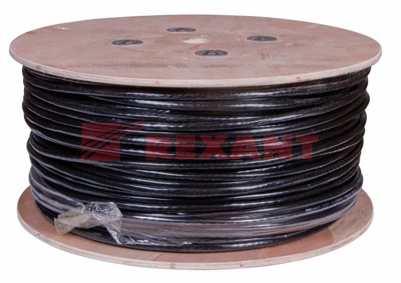 Кабель FTP 25PR 24AWG CAT5 305м OUTDOOR Rexant 01-1203 — миниатюра 2