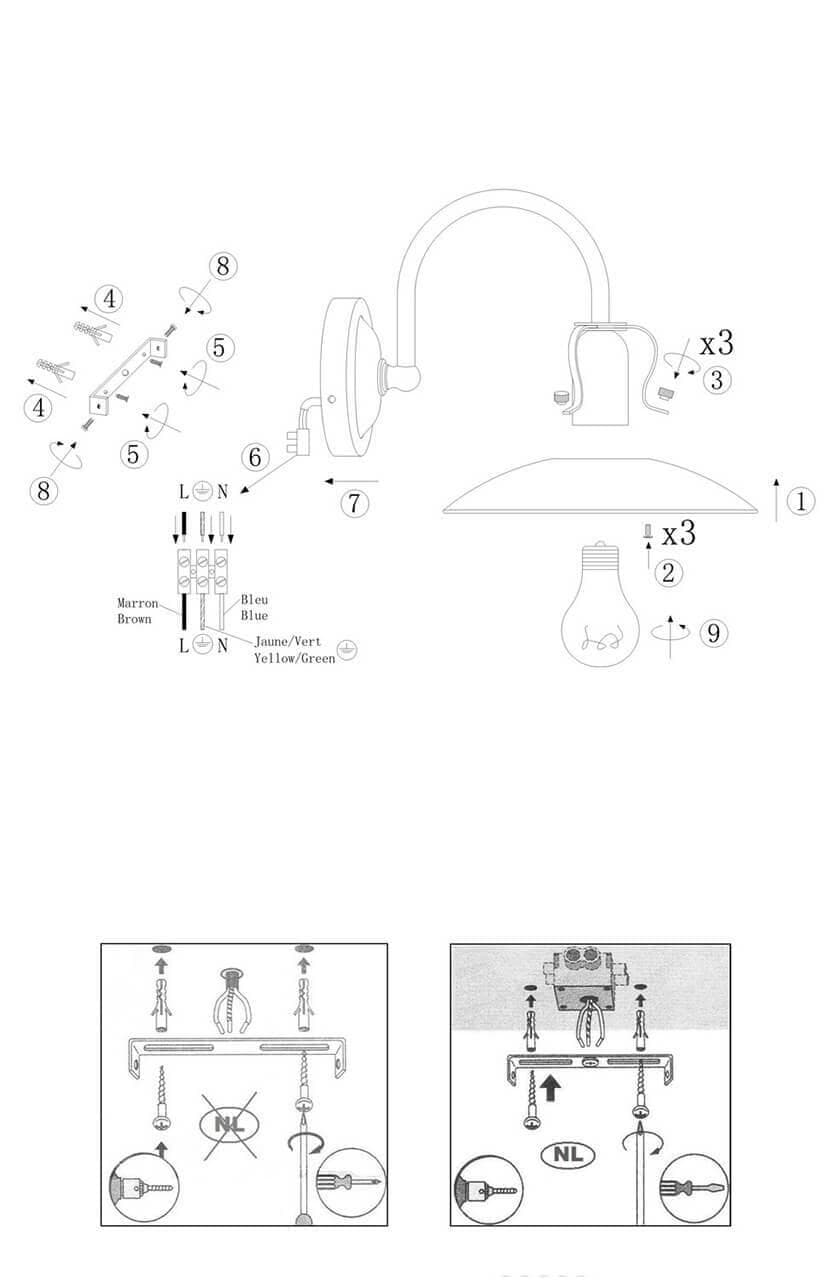 Lucide Römer Металл Настенный светильник E27 60W 30276/01/38 — миниатюра 4