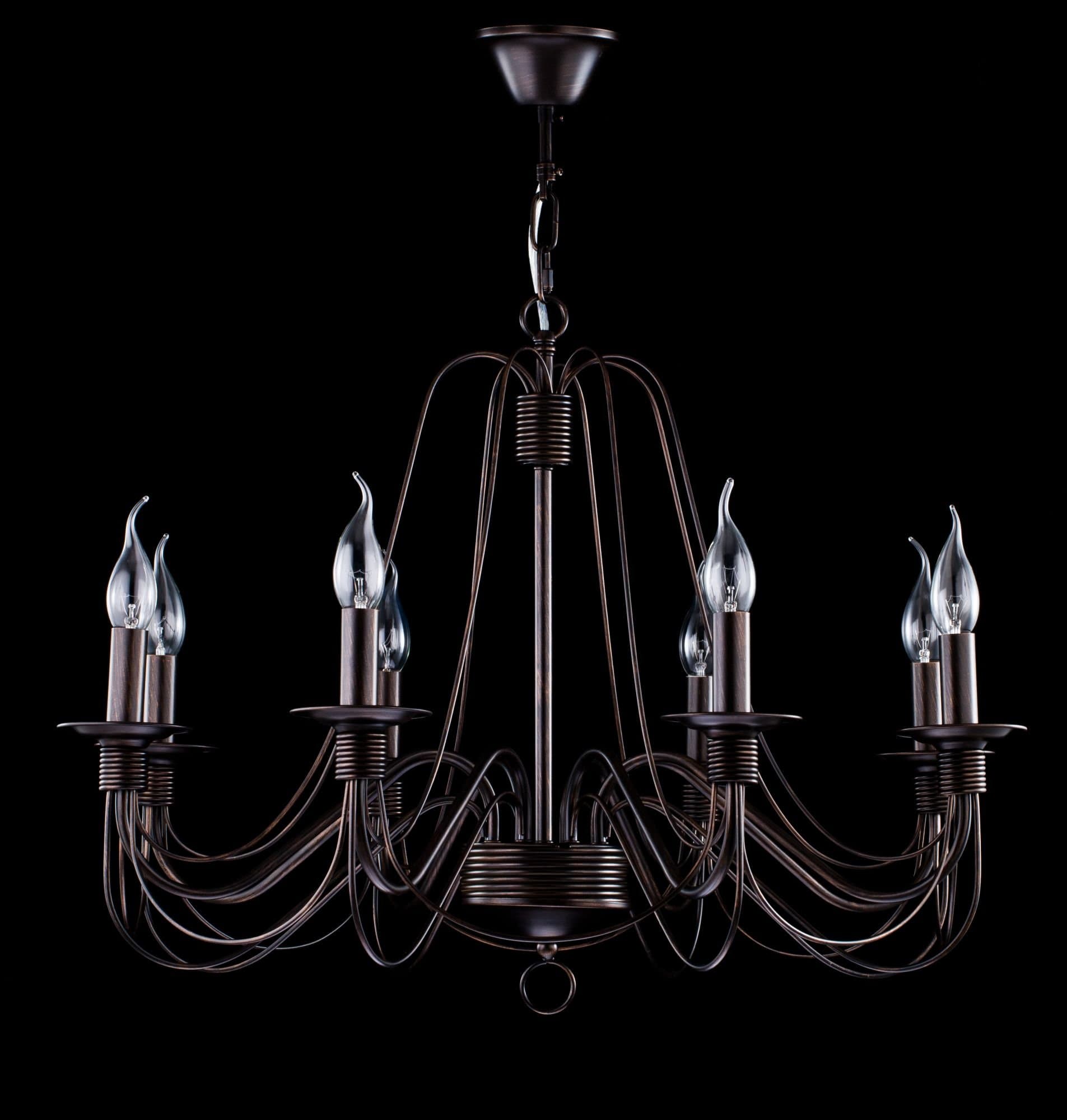 Freya Classic Velia Коричневый Люстра E14 60W FR2046-PL-08-BR — миниатюра 5