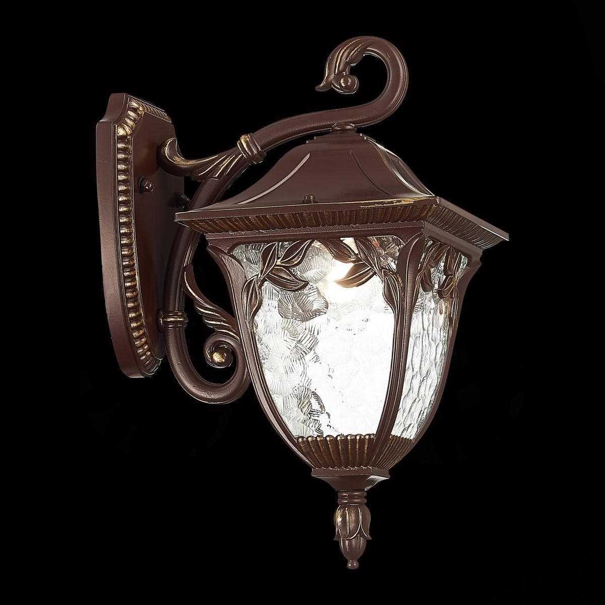 ST Luce SL083.701.01 Светильник уличный настенный Кофейный/Кофейный, Прозрачный E27 1*60W — миниатюра 2