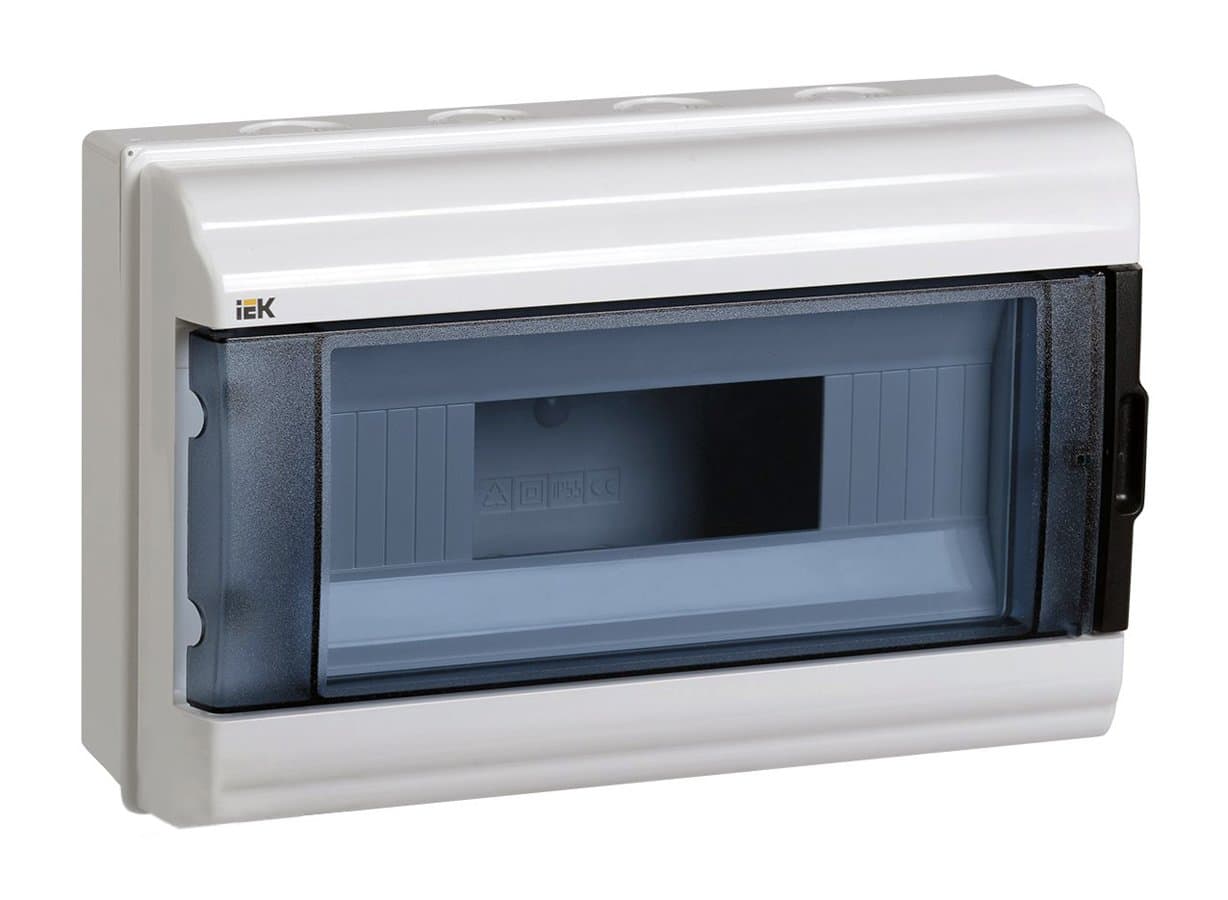 IEK KREPTA 5 Корпус пластиковый КМПн-12 IP55 белый откр.монтаж — миниатюра 2