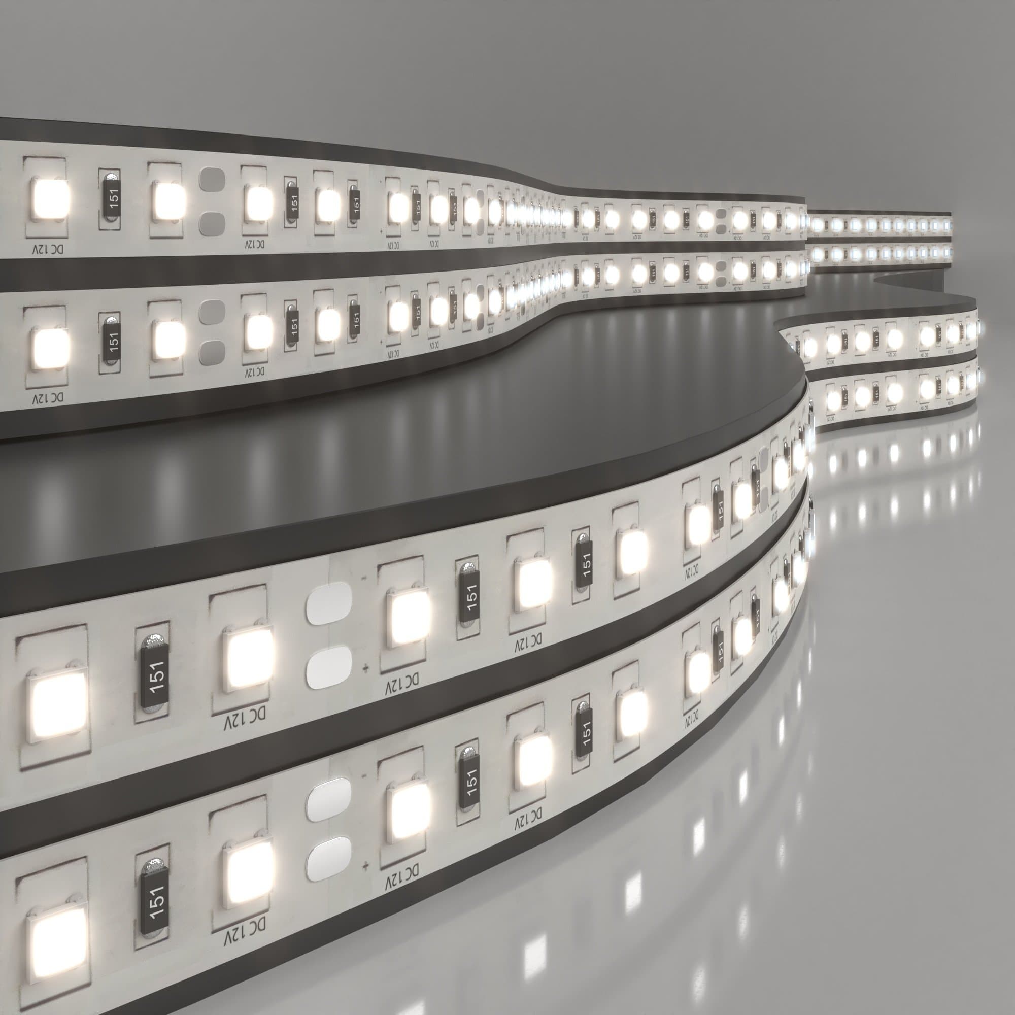 Elektrostandard 5050 12V 60Led 14,4W IP20 / Лента светодиодная 60Led 14,4W IP20 4200K дневной белый a050540