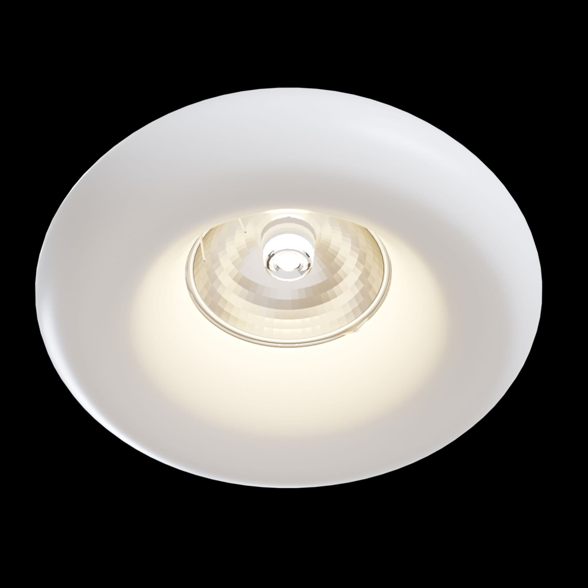 Maytoni DownLight Gyps Белый Встроенный светильник 1xGU10 35W — миниатюра 4