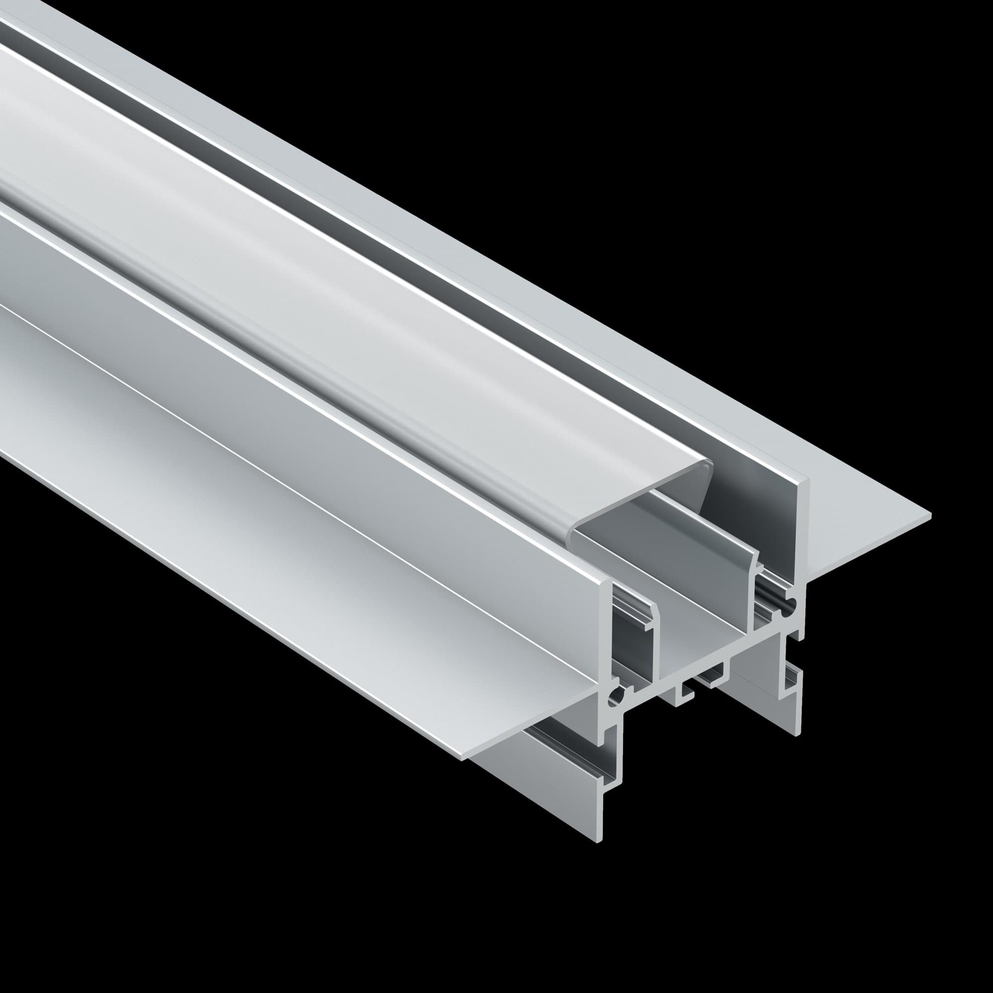 Maytoni Led strip Серебро Профиль ALM014S-2M