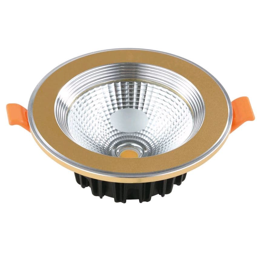 Kink Light 2135,33 Светильник встраиваемый золото d10,6 h4 Led 7W (4000K)