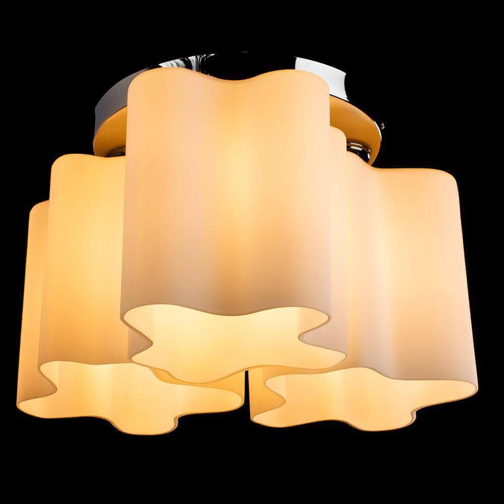 Arte Lamp Serenata Хром/Белый Светильник потолочный 3x40W 3xE27 A3479PL-3CC — миниатюра 8