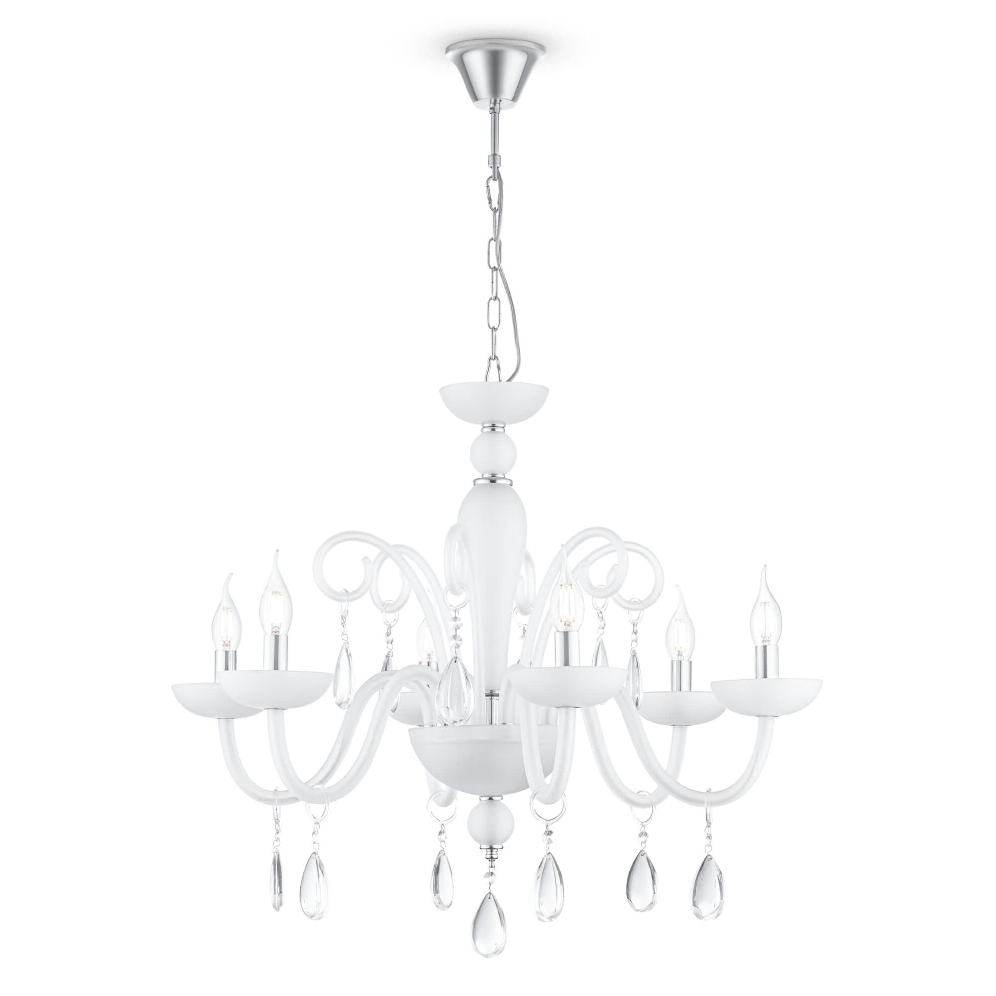 Maytoni Neoclassic Cecilia Матовый Белый Люстра E14 40W DIA011PL-06W — миниатюра 2