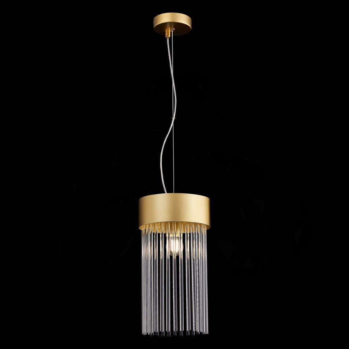 ST Luce SL1225.203.01 Светильник подвесной Золото/Золото, Прозрачный E27 1*60W — миниатюра 2