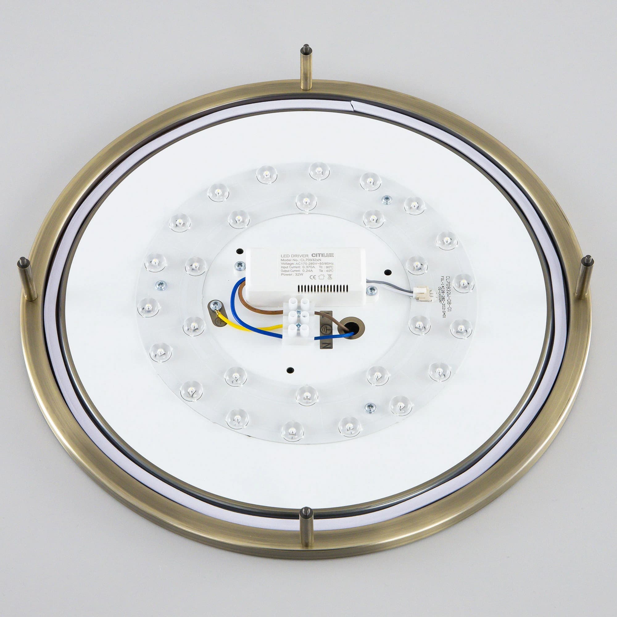 Citilux CL709323N Бостон Бронза Светильник накладной LED 32W*4000K — миниатюра 14