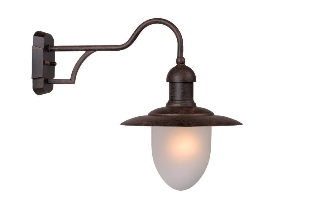 Lucide Aruba Растика Металл Настенный светильник E27 14W 11871/01/97 — миниатюра 2