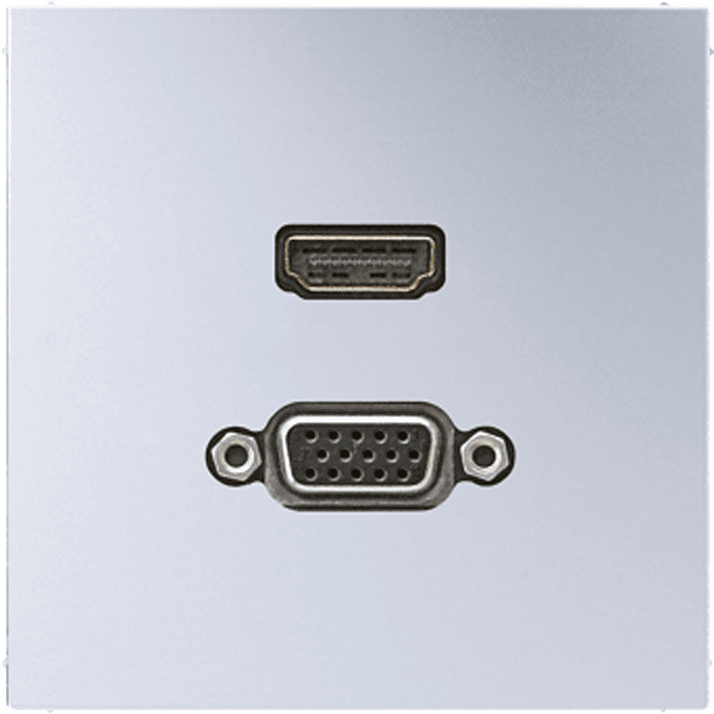 JUNG HDMI / VGA, алюминий MAAL1173