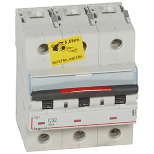 Legrand DX3 Автоматический выключатель 3P 32А (C) 36кА 410024 — миниатюра 2