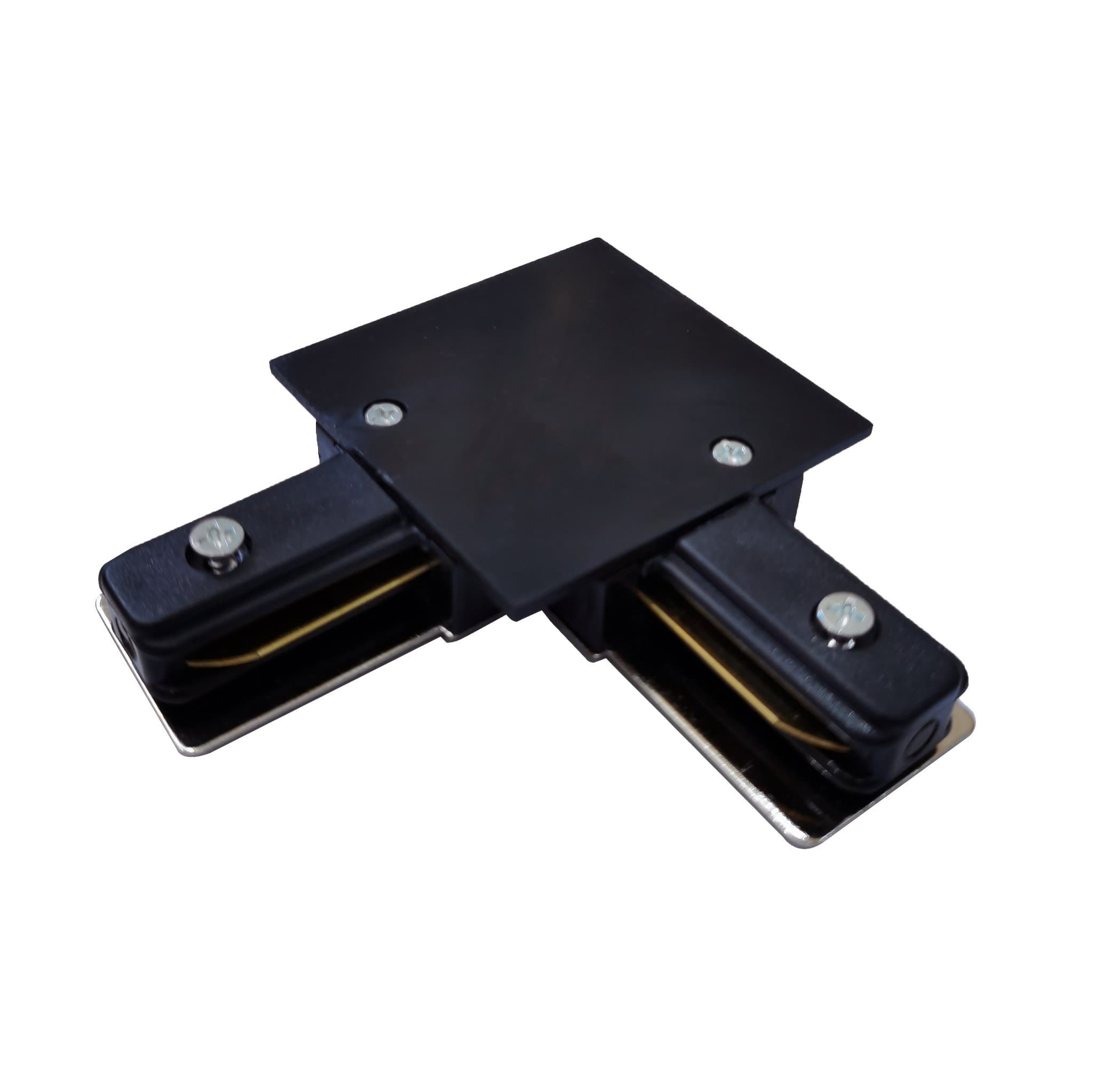Elektrostandard TRCM-1-1-L-BK / Коннектор угловой для однофазного встраиваемого шинопровода (черный) a049560