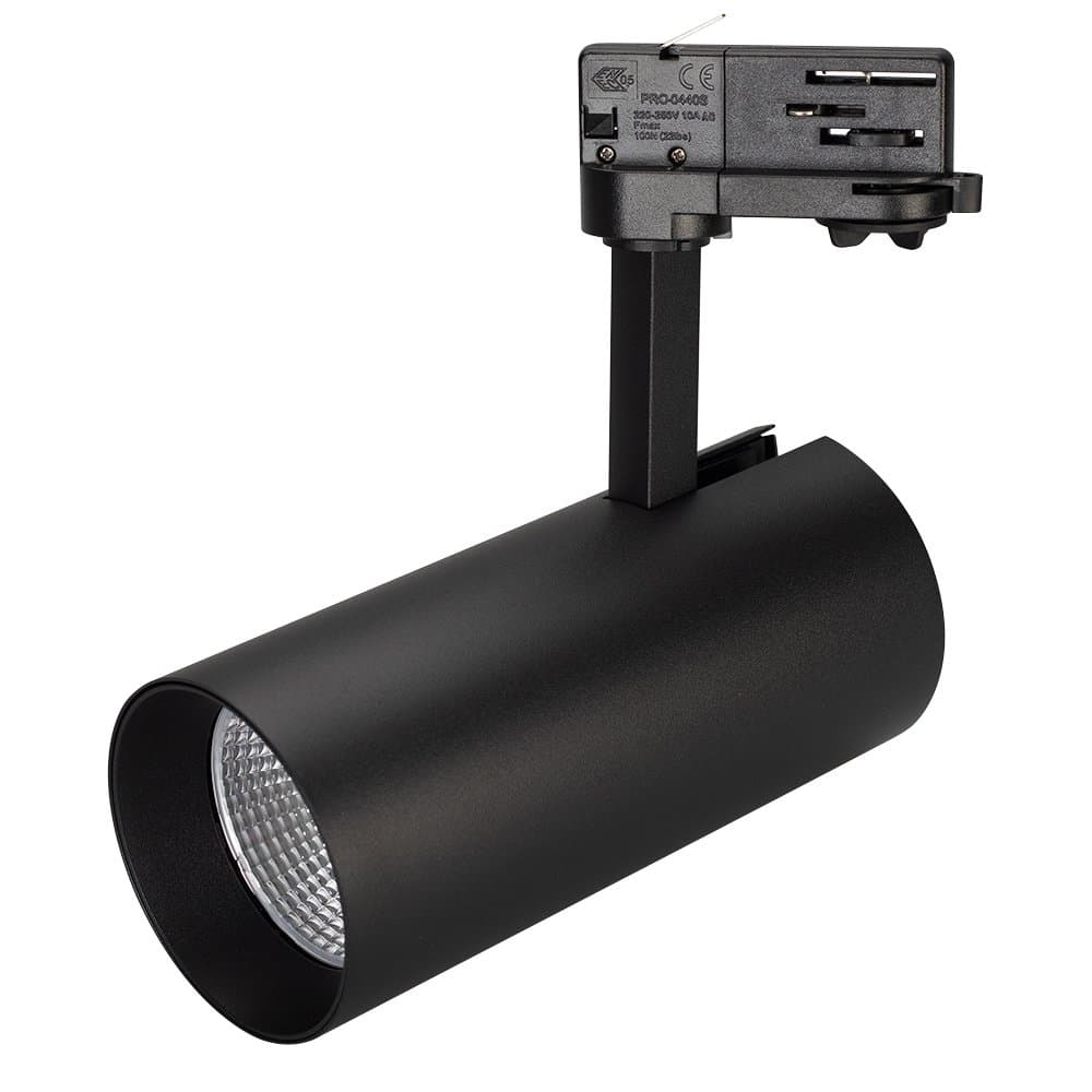 Arlight Светильник SP-POLO-TRACK-LEG-R85-15W Warm3000 (BK-BK, 40 deg) (IP20 Металл, 3 года) 027452