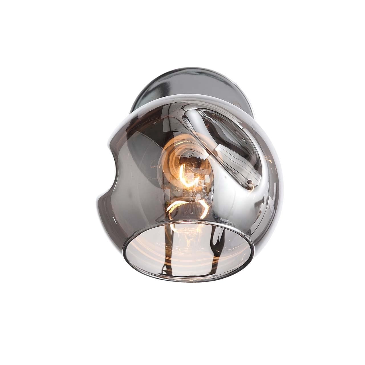 Evoluce SLE155101-01 Светильник настенный Хром/Дымчатый E14 1*60W — миниатюра 2