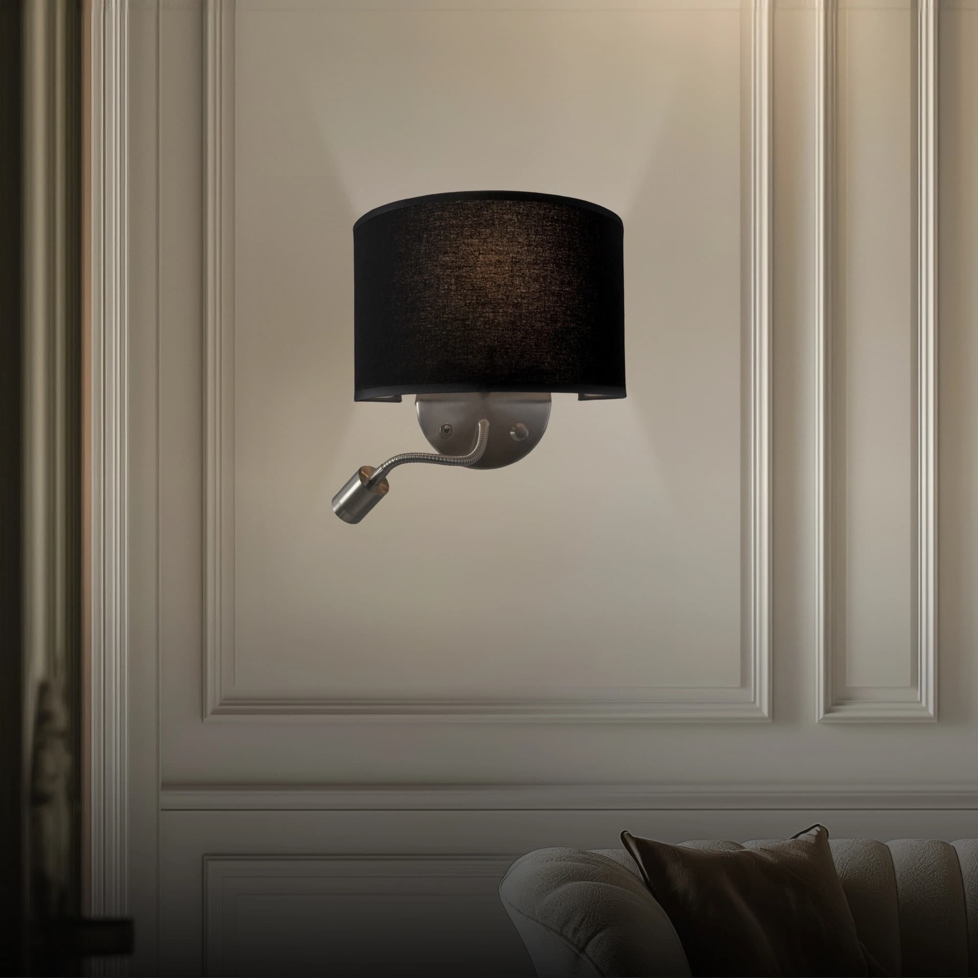 Citilux CL704305 Декарт Круг Хром.Мат+Черн. Светильник Наст. — миниатюра 12