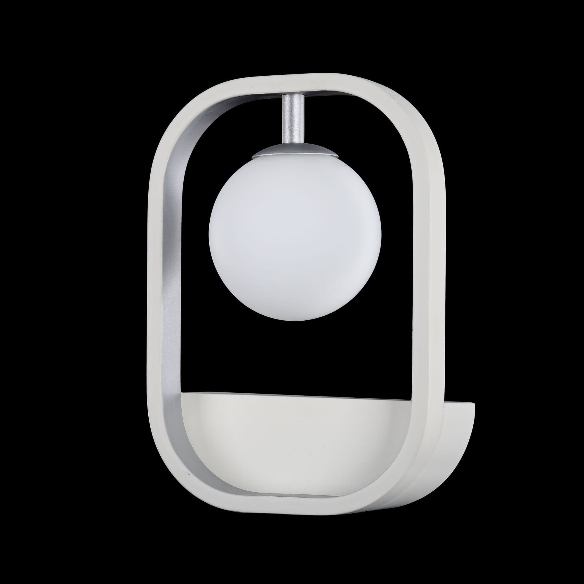 Maytoni Modern Avola Белый с Серебром Бра 1xG9 40W MOD431-WL-01-WS — миниатюра 8