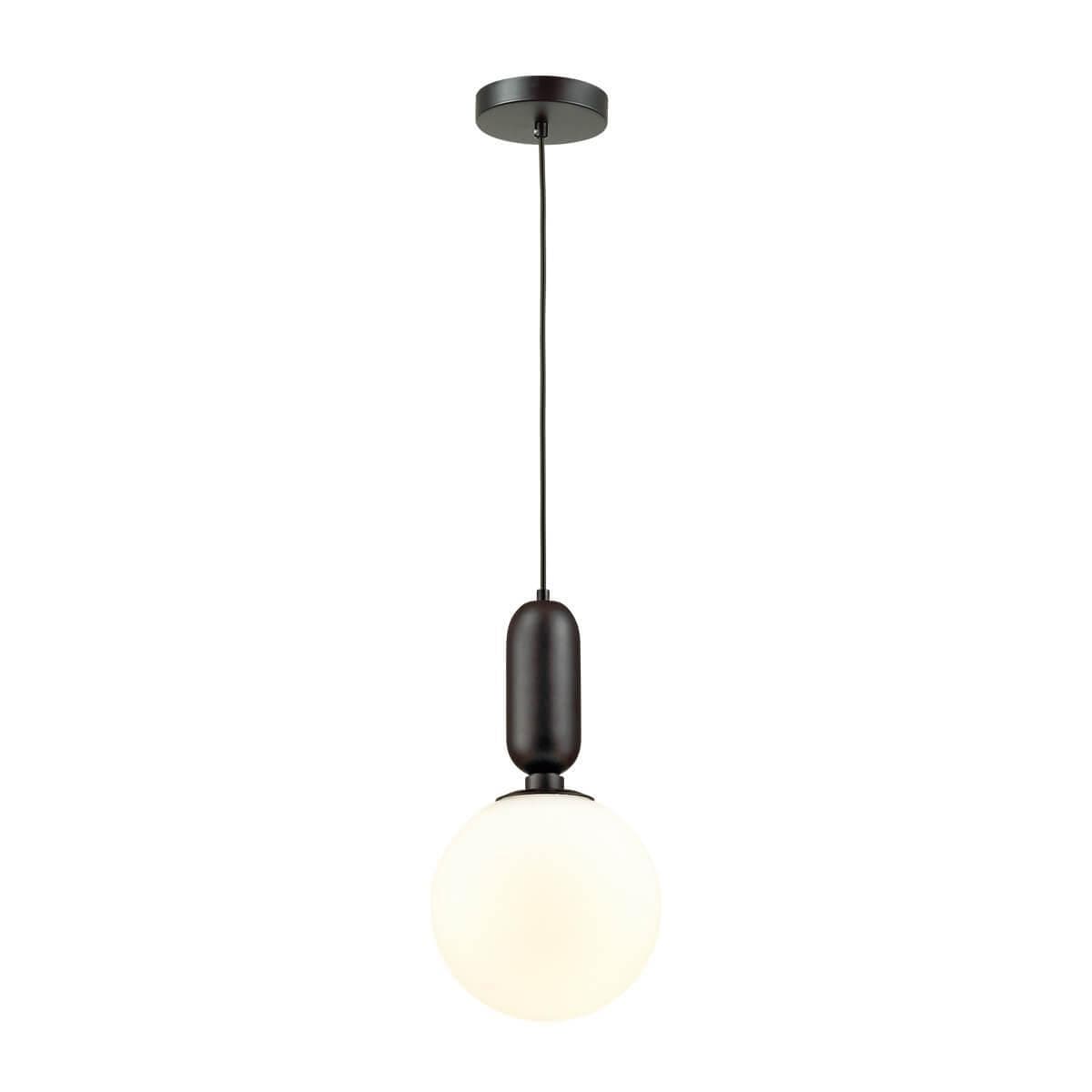 Odeon Light 4668/1 ODL20 383 черный/белый Подвес E27 1*40W 220V OKIA — миниатюра 1