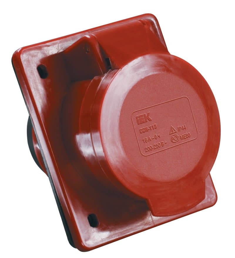 IEK Розетка 424 скрытая 3Р+Е 32А 380В IP44