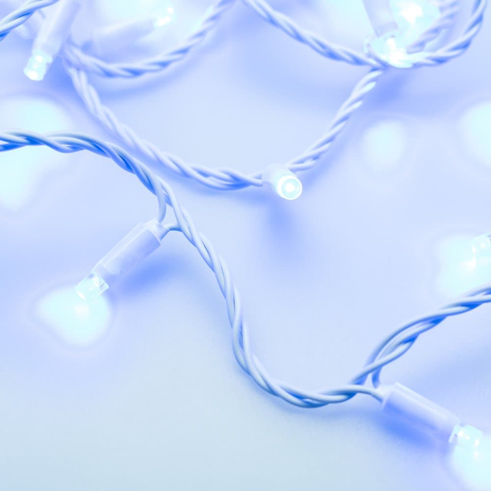 Arlight Светодиодная гирлянда ARD-STRING-CLASSIC-10000-WHITE-100LED-STD BLUE (230V, 7W) (Ardecoled, IP65) 025817 — миниатюра 2