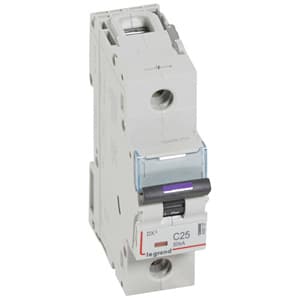 Legrand DX3 Автоматический выключатель 50кА 25А 1P C 410137 — миниатюра 2