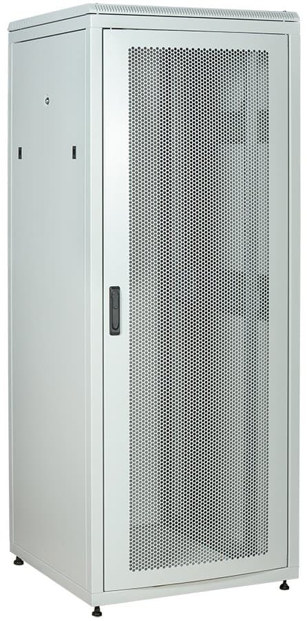 IEK LINEA N ITK 28U 800х800мм перфорированная передняя дверь, задняяя металлическая серый LN35-28U88-PM