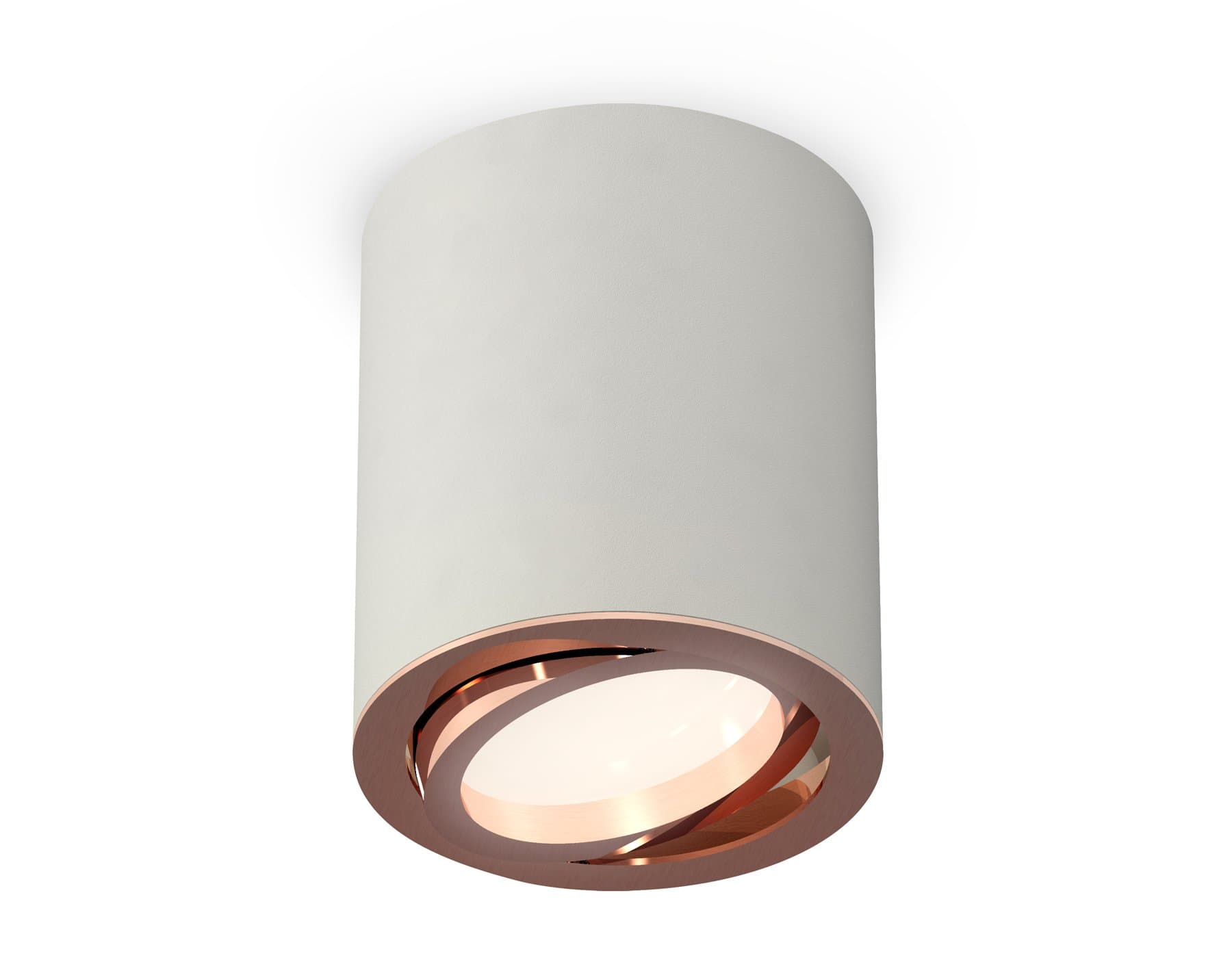 Ambrella Комплект накладного светильника XS7423023 SGR/PPG серый песок/золото розовое полированное MR16 GU5.3 (C7423, N7005) — миниатюра 1