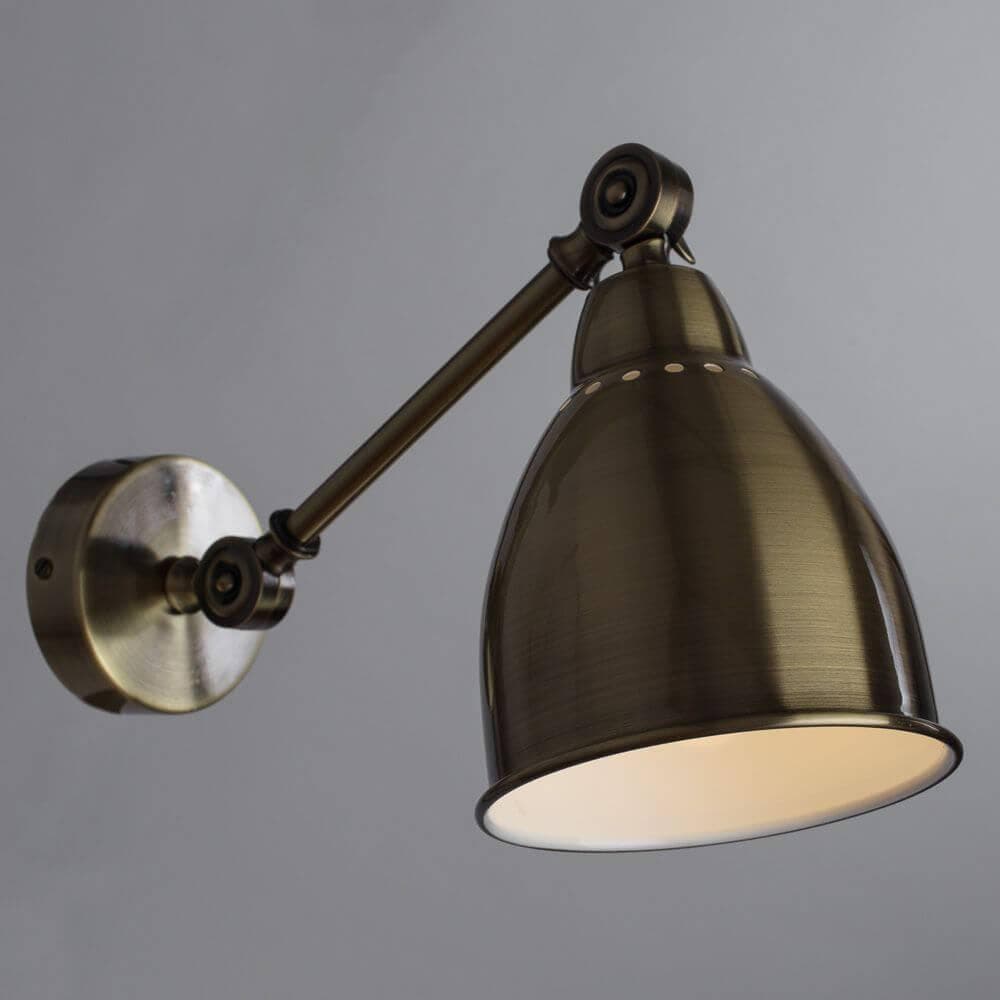 Arte Lamp Braccio Бронза Бра 1x60W 1xE27 A2054AP-1AB — миниатюра 2