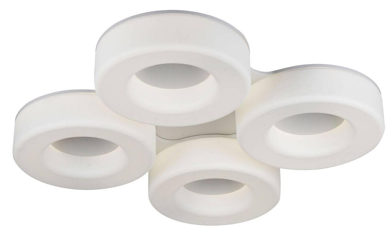 ST Luce SL886.552.04 Светильник потолочный белый/ LED 4*24W 4100K
